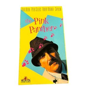 Vintage/Retro 1963 VHS Tape: “The Pink Panther.” Starring Peter Sellers.